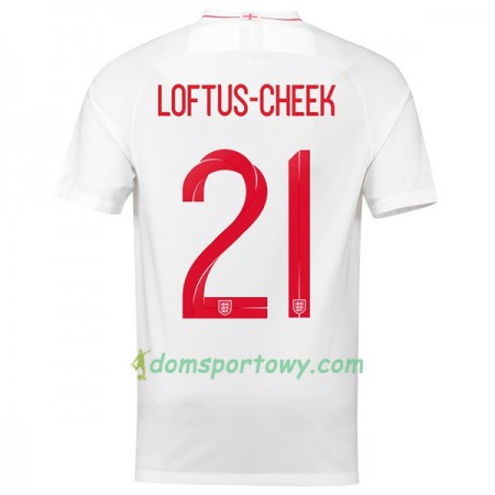 Koszulka Anglia Loftus-cheek 21 Domowe Koszulki Piłkarskie Mistrzostwa Świata 2018